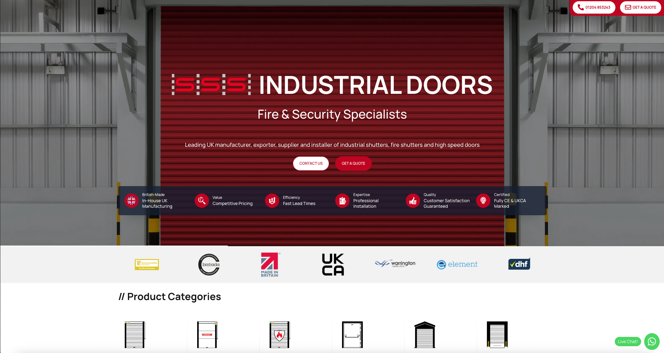 SSS Industrial Doors